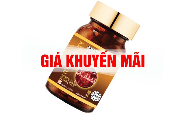 Biken Kinase Gold - Phòng độ quỵ giảm mỡ máu và ổn định huyết áp